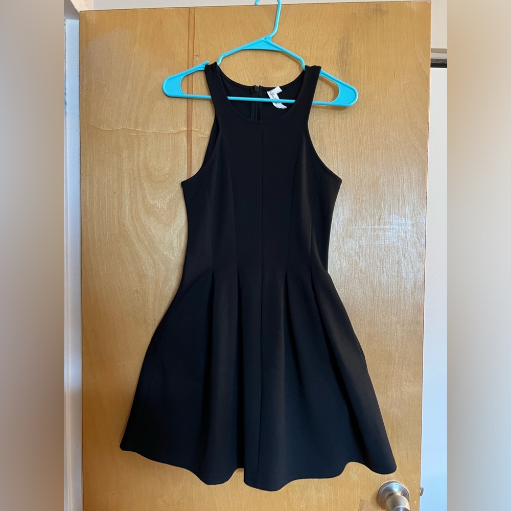 Black Flowy Mini Dress